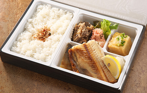 ホッケ開き弁当